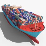 El Triple E, la construcción de un megabuque de carga de Maersk (video)