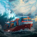 Tormentas marinas y barcos de carga