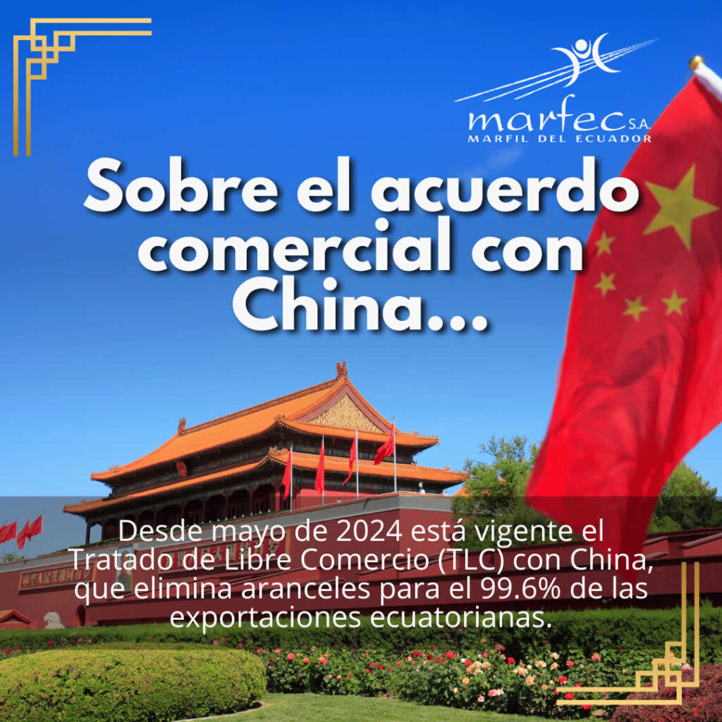 Sobre el acuerdo comercial con China