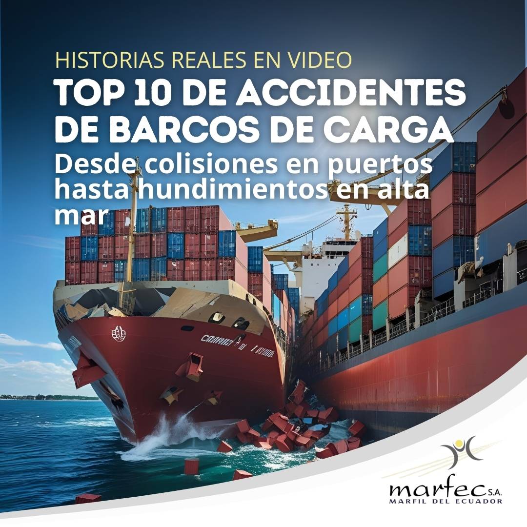 TOP 10 de accidentes de buques de carga