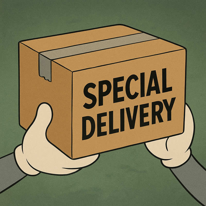 Courier entregas graciosas