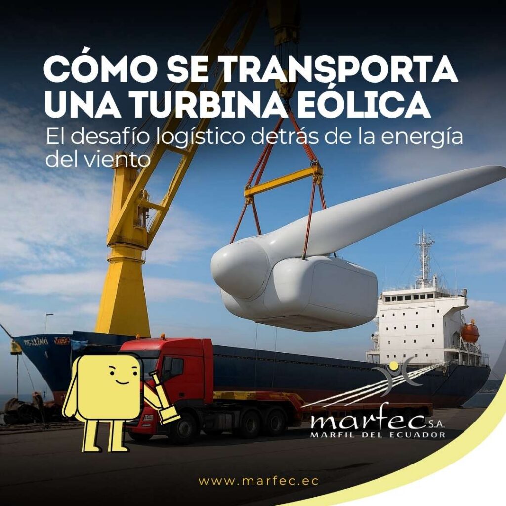Eólica transporte de